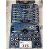 Image 2 : MASTERCRAFT 40 PC TAP & DIE SET AND JOBMATE PALM RATCHET SET