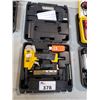 Image 1 : DEWALT DWFP12232 PNEUMATIC 1-1/2" 18GA. NARROW CROWN STAPLER WITH HARD CARRY CASE