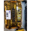 Image 2 : 2 DEWALT 20V IMPACT DRIVERS, DEWALT 20V PORTABLE WORK LIGHT, DEWALT 120V GRINDER AND DEWALT RATCHET