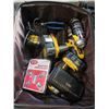 Image 2 : LOUIS VUITTON SUITCASE WITH DEWALT CORDLESS IMPACT DRIVER, CORDLESS DRILL 2 BATTERIES AND CHARGER