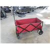 Image 2 : ULINE COLLAPSIBLE RED FABRIC WAGON
