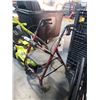 Image 2 : SUNBURST MEDICAL RED COLLAPSIBLE MOBILITY WALKER WITH SEAT