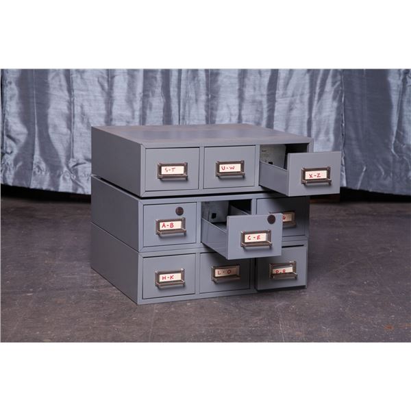 Metal Card Catalog