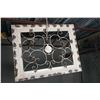 Image 1 : White metal wall sculture
