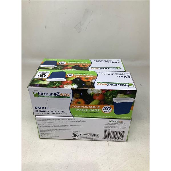 NatureZway Compostable Waste Bags (4 X 30)