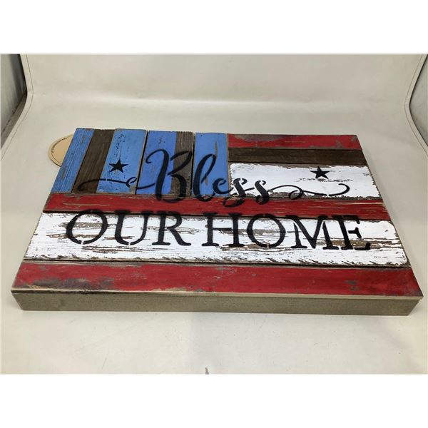 "Bless Our Home" Wall Art