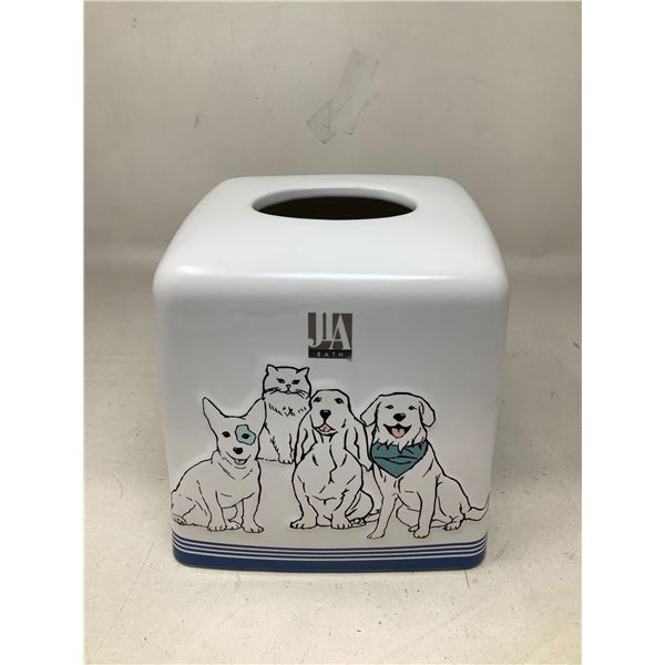 Dog Theme Tissue Box Cover