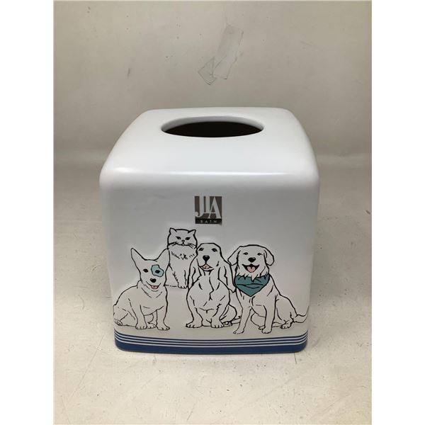 Dog Theme Tissue Box Cover