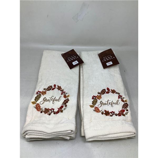 Set Of 2 Hand Towels Lot Of 2