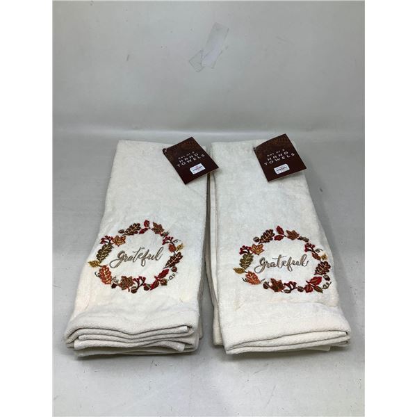 Set Of 2 Hand Towels Lot Of 2