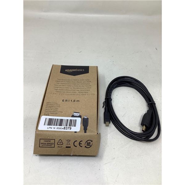 High Speed Micro HDMI To HDMI Cable