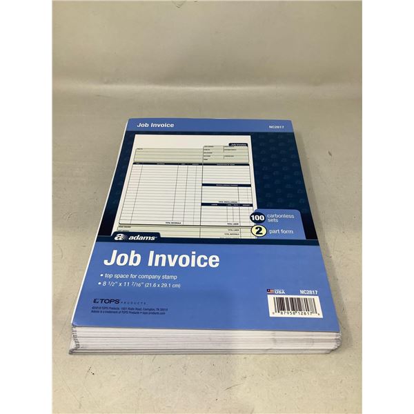 Job Invoice Booklet