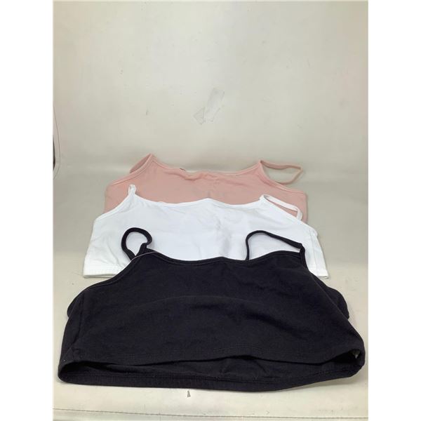 Lot Of 3 Fruit Of The Loom Crop Top Shirts