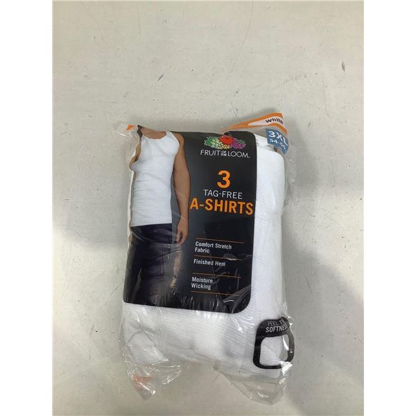 Fruit Of The Loom Tag Free Shirts Size 3 XL