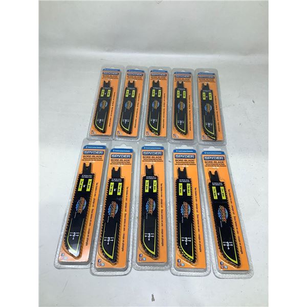 Spyder Bore-Blade Lot Of 10