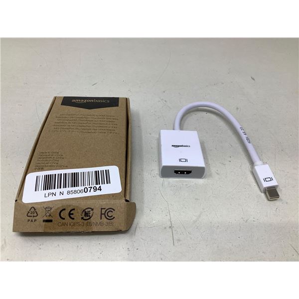 Amazon Basics Mini Display Port To HDMI Adapter