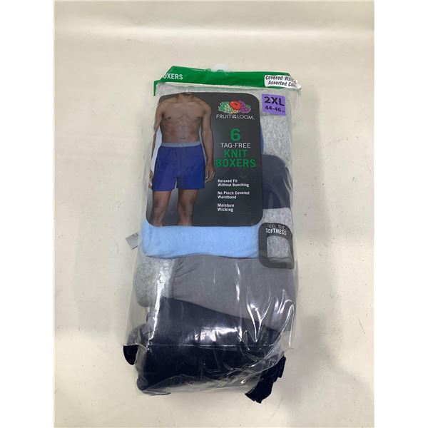 Fruit Of The Loom Knit Boxers Size 2 XL