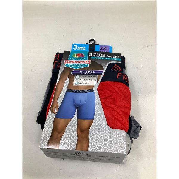 Fruit Of The Loom Tag Free Boxers Size 2 XL