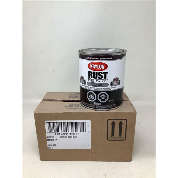 Krylon Rust Protector Flat Brown (2 X 946ML)