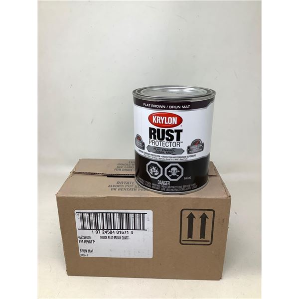 Krylon Rust Protector Flat Brown (2 X 946ML)
