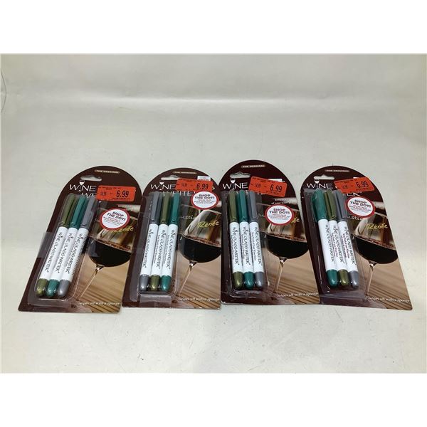 Wine Glass Markers Lot Of 4