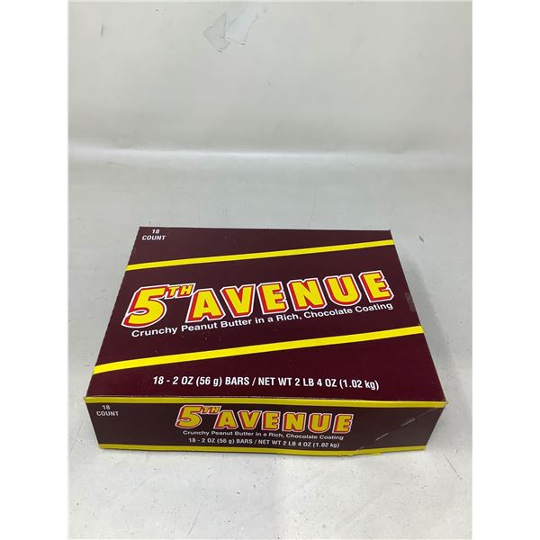 5th Ave Crunchy Peanut Butter Bars (18 X 56G)