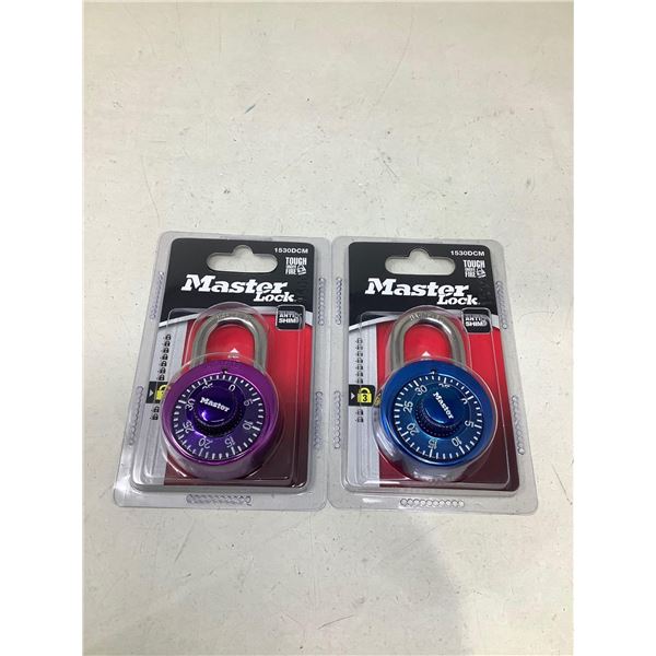 Master Combination Lock Lot Of 2