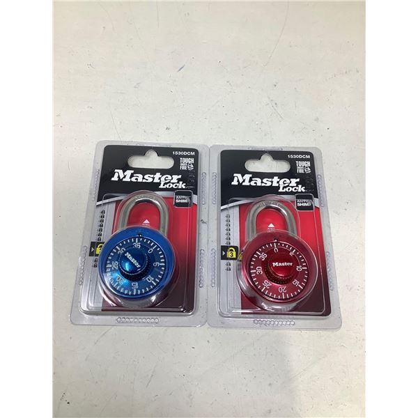 Master Combination Lock Lot Of 2