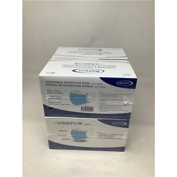 BioTech Disposable Protective Masks (4 X 50)