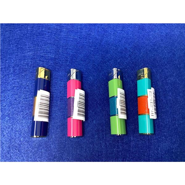 Lot Of 4 Colorful Lighters