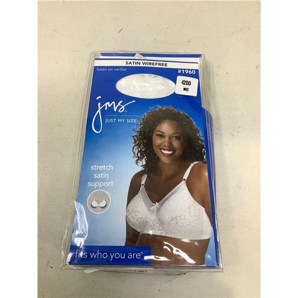 Just My Size Satin Wirefree Bra 42DD