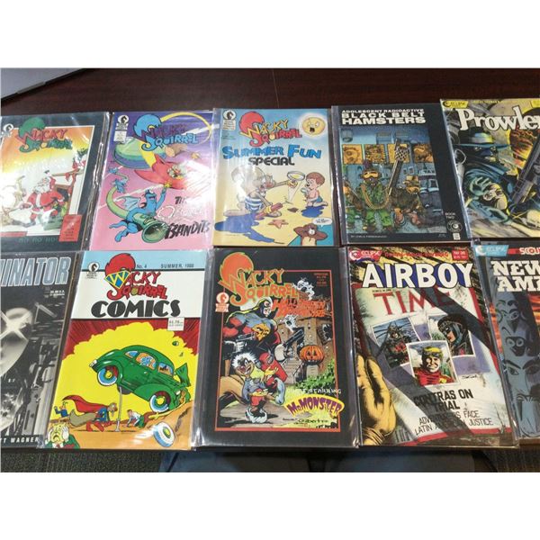 COMICS - Wholesale lot of 12 assorted comics - all individually sealed.