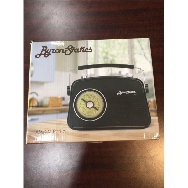 Byron Statics AM/FM Radio