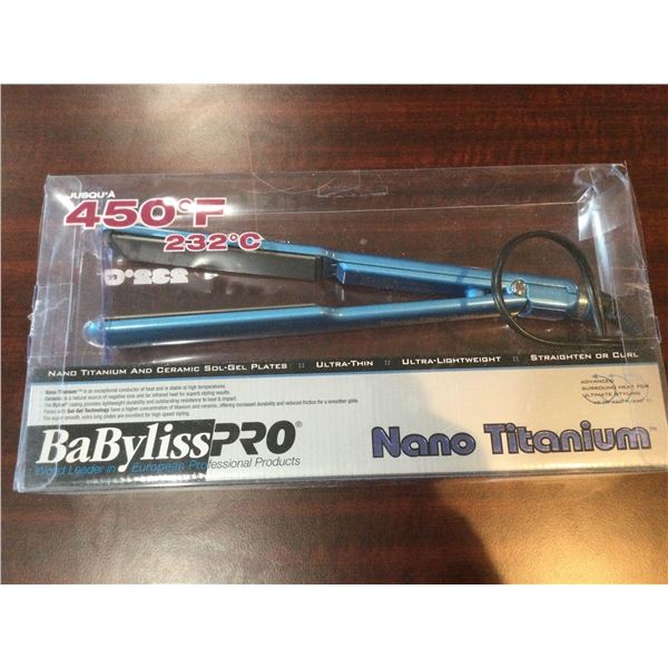 BaByliss Nano Titanium Hair Straightener