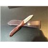 Image 1 : Wooden Handle Buck Knife With Case