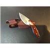 Image 1 : Wooden Handle Buck Knife With Case