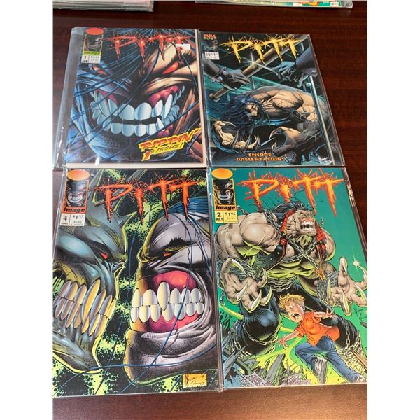 Image PITT issues 1, 2 4 COMIC BOOKS - SOLD AS A LOT OF 4 - in protectors, great condition