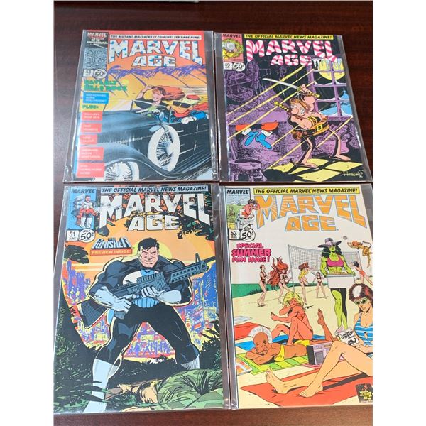 Marvel AGE issues 43,49,51,52 COMIC BOOKS - SOLD AS A LOT OF 4 - in protectors, great condition