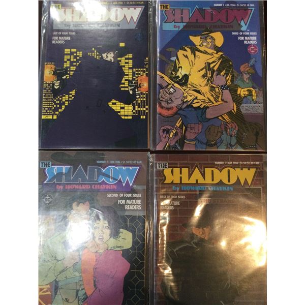 The Shadow by Howard Chaykin issues 1-4 series COMIC BOOKS - SOLD AS A LOT OF 4 - in protectors, gre