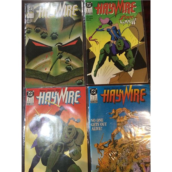DC Haywire issues 1-4 in series COMIC BOOKS - SOLD AS A LOT OF 4 - in protectors, great condition