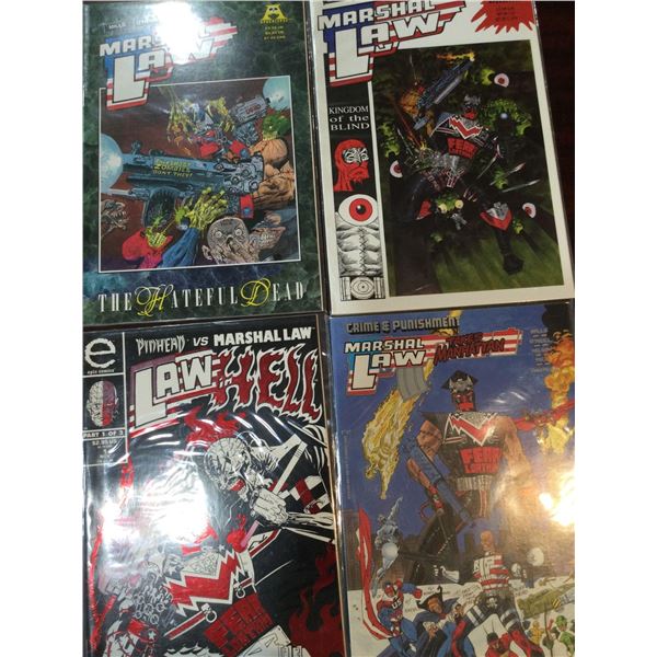 Epic comics Marshal Law COMIC BOOKS - SOLD AS A LOT OF 4 - in protectors, great condition