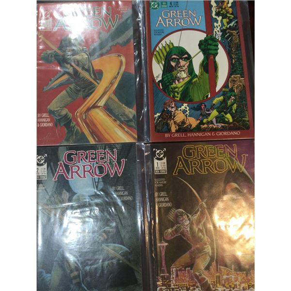 DC Green Arrow issues 1-4 in series COMIC BOOKS - SOLD AS A LOT OF 4 - in protectors, great conditio