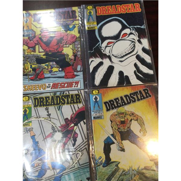Epic Comics Dreadstar issues 9-12 in series COMIC BOOKS - SOLD AS A LOT OF 4 - in protectors, great 