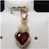 Image 1 : 14K Garnet(0.56ct) Pendant