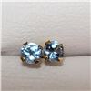 Image 1 : $100 14K Blue Topaz Earrings