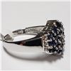 Image 3 : $200 Silver Blue Sapphire(1.1ct) Ring