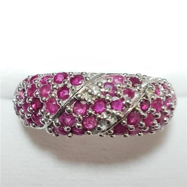 $200 Silver Ruby(2ct) Ring