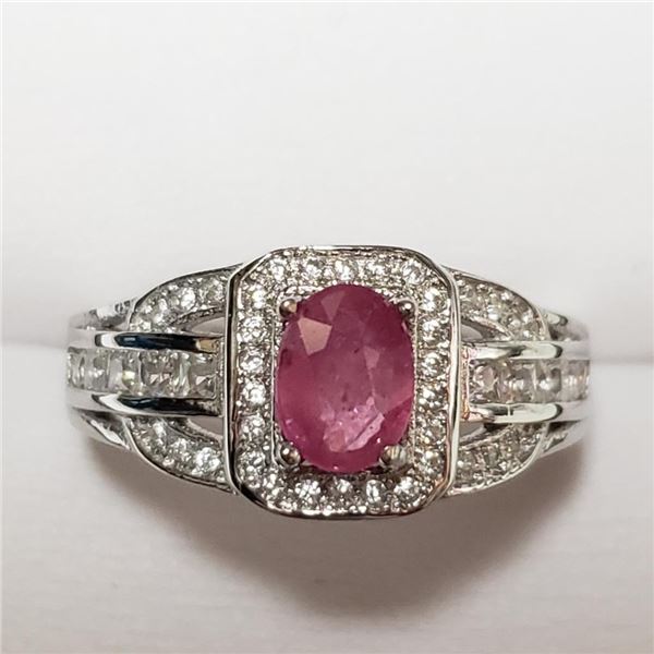 $200 Silver Ruby Ring