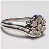 Image 2 : $140 Silver 7 Diamonds Ring