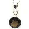 Image 4 : Silver Smokey Quartz(7.2ct) Pendant (~weight 4.05g)